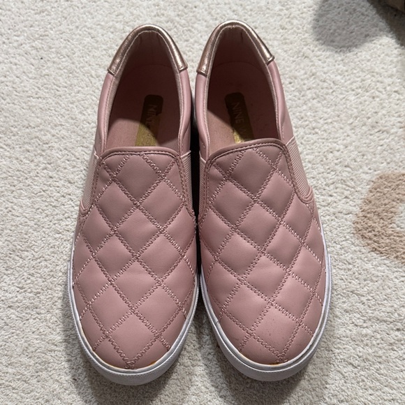 Nine West Shoes - Nine West Blush Quilted Slip-On Sneakers